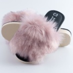 Kapcie damskie z futerkiem Naturfeet PKO6PI różowe