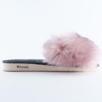 Kapcie damskie z futerkiem Naturfeet PKO6PI różowe - zdjecie 4