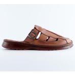 Sandały męskie z klamrą Naturfeet KMC10 brązowe - zdjecie 6