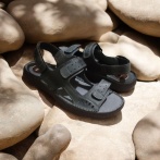 Klapki i sandały męskie Naturfeet SM1BL czarne - zdjecie 8