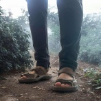 Klapki i sandały męskie Naturfeet SM1DBR brązowe - zdjecie 9