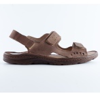 Klapki i sandały męskie Naturfeet SM1DBR brązowe - zdjecie 6