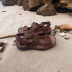 Klapki i sandały męskie Naturfeet SM1BR brązowe - zdjecie 7