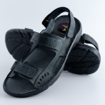 Klapki i sandały męskie Naturfeet SM1BL czarne