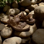 Klapki i sandały męskie Naturfeet SM1DBR brązowe - zdjecie 8