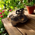 Damskie chodaki z paskiem Naturfeet SKO1BR - zdjecie 4