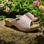 Drewniaki damskie Naturfeet DKO7PI różowe - zdjecie 6