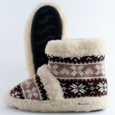 Bambosze Naturfeet BU2BR brązowe