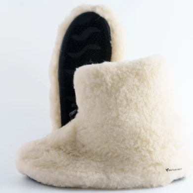 Kapcie Naturfeet BU1WH białe