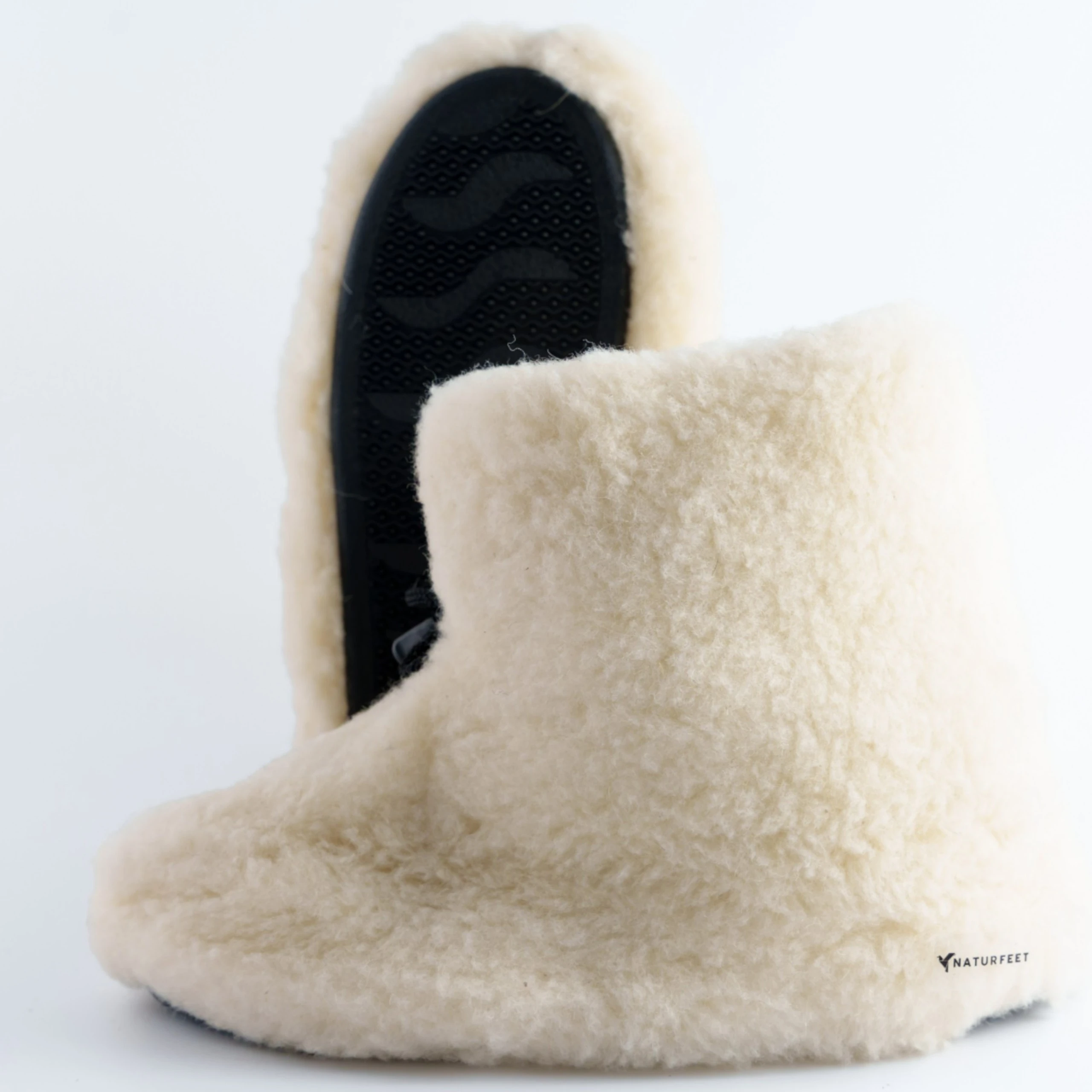 Kapcie Naturfeet BU1WH białe