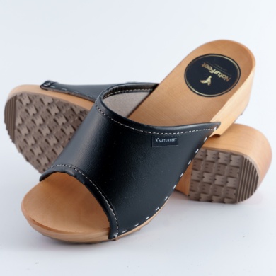 Drewniaki damskie Naturfeet DKO2BL czarne