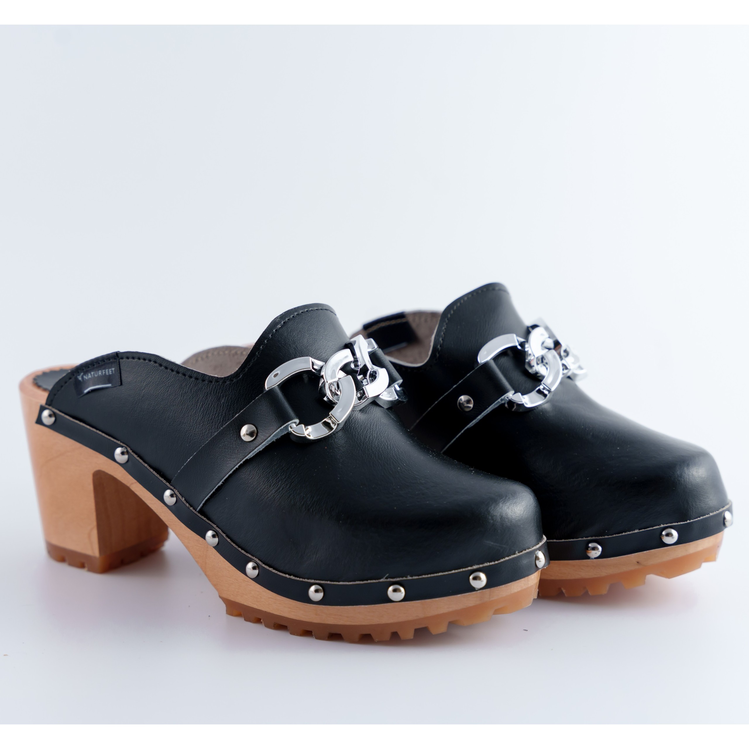 Chodaki damskie Naturfeet DH10BL czarne - zdjecie 3