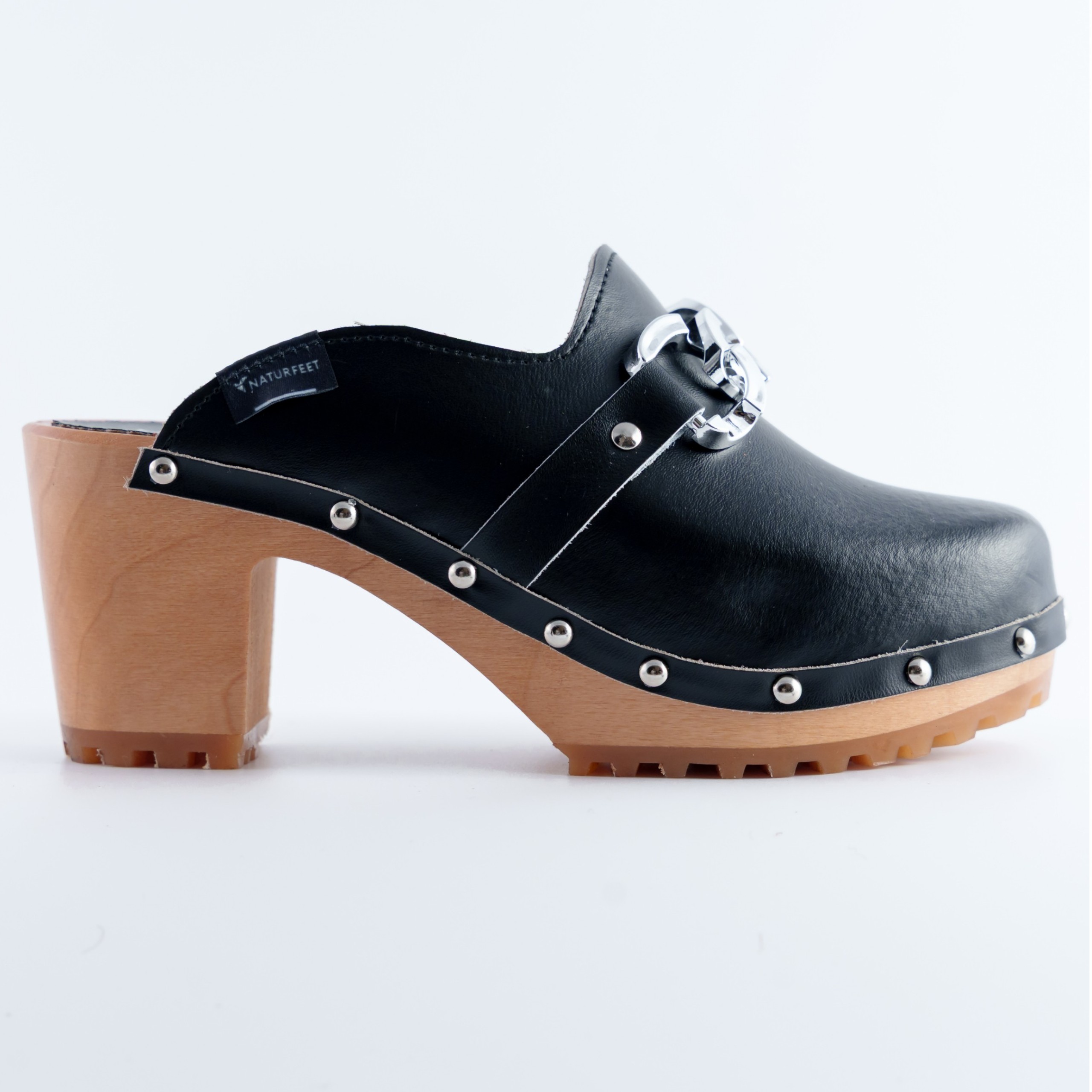 Chodaki damskie Naturfeet DH10BL czarne - zdjecie 4