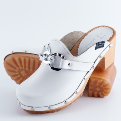 Chodaki damskie Naturfeet DH10WH białe