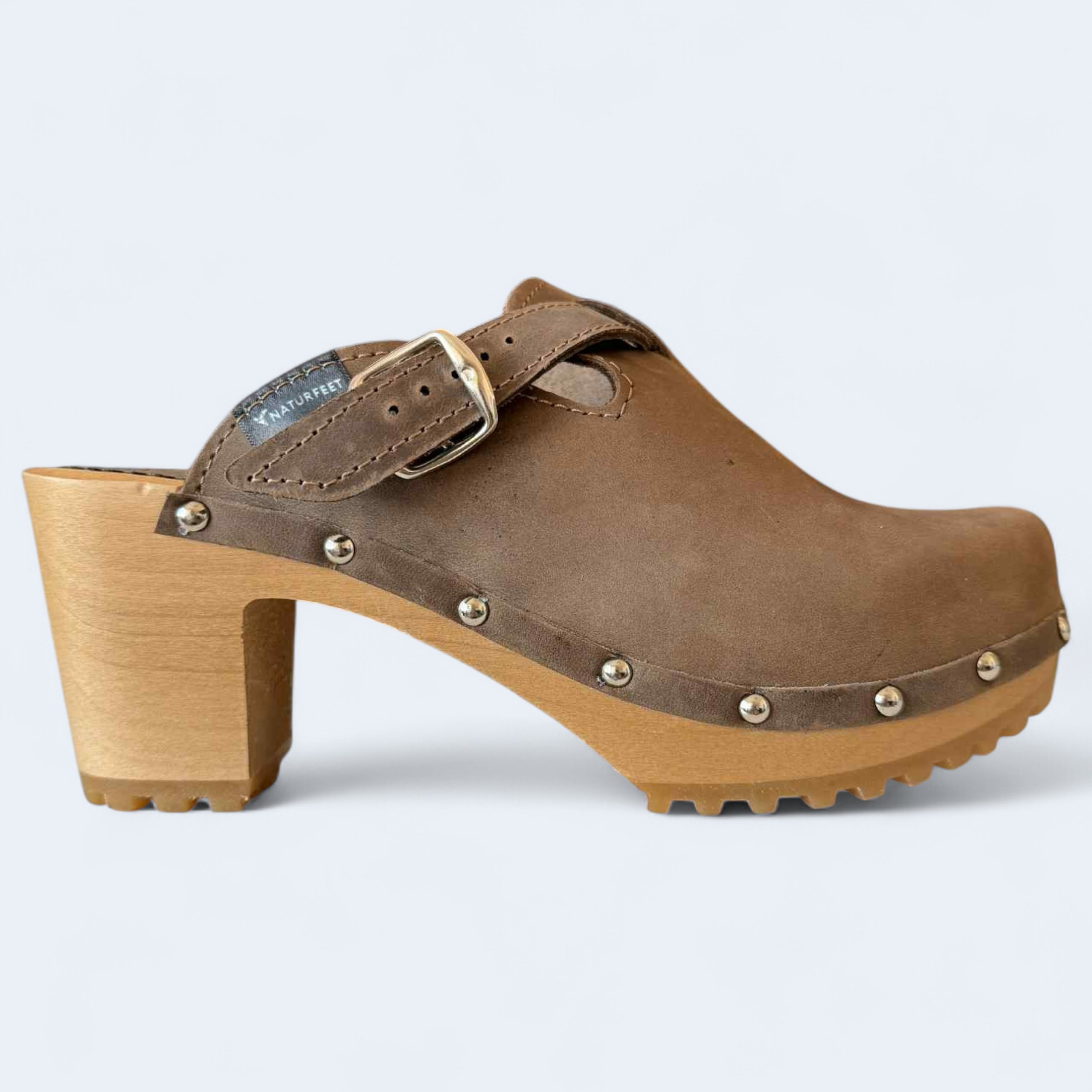 Damskie Chodaki Naturfeet DH8BR z Naturalnej Skóry Bydlęcej - Brązowe - zdjecie 3