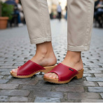 Drewniaki damskie Naturfeet DKO2RE czerwone - zdjecie 5