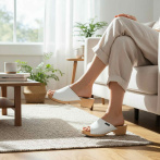 Drewniaki damskie Naturfeet DKO2WH białe - zdjecie 5