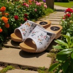 Drewniaki damskie Naturfeet DKO5WH czarne - zdjecie 6