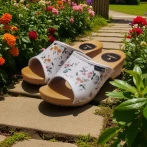 Drewniaki damskie Naturfeet DKO5WH czarne - zdjecie 6