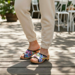 Drewniaki damskie Naturfeet DKO6PC wielokolorowe - zdjecie 5