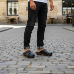 Drewniaki męskie Naturfeet DM1BL czarne - zdjecie 5