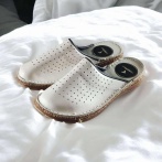 Klapki i sandały damskie Naturfeet KKC2BE beżowe - zdjecie 6