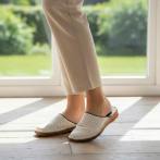 Klapki i sandały damskie Naturfeet KKC2BE beżowe - zdjecie 5