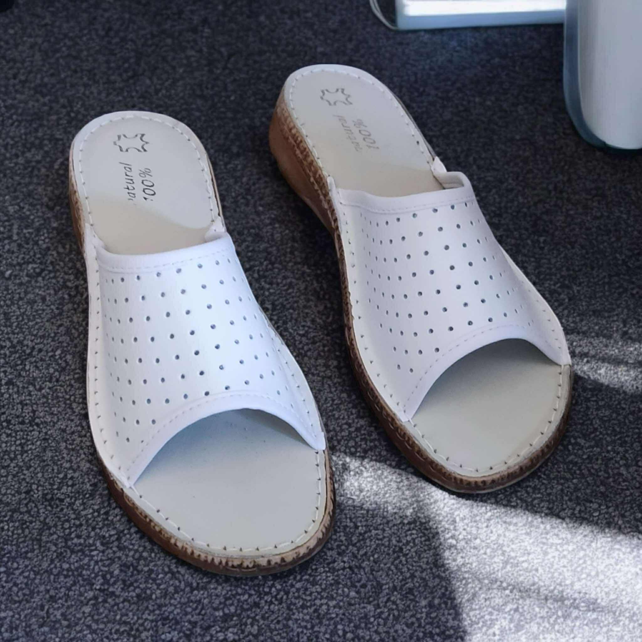 Klapki i sandały damskie Naturfeet KKO2WH białe - zdjecie 8