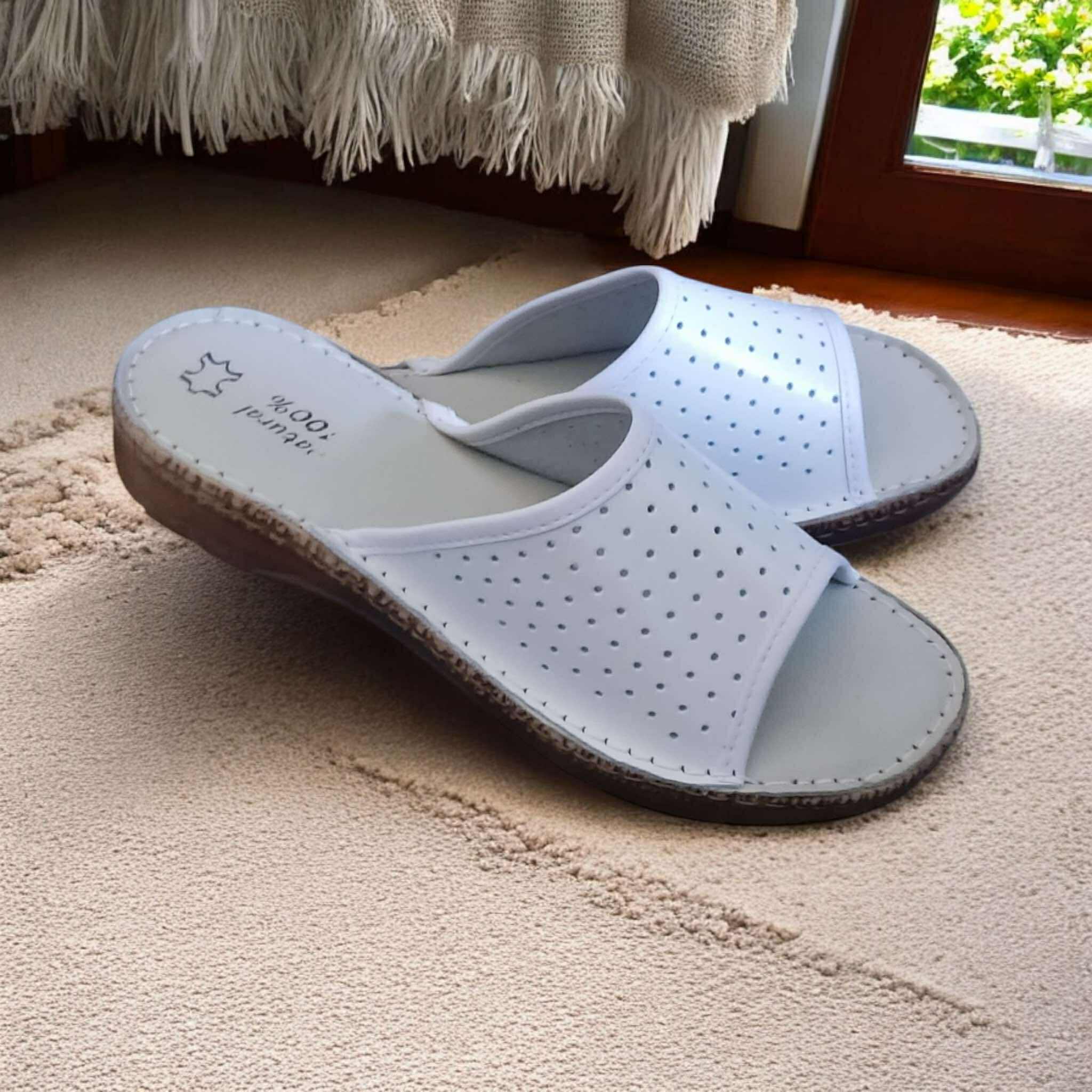 Klapki i sandały damskie Naturfeet KKO2WH białe - zdjecie 7