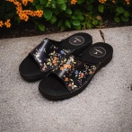 Klapki damskie z kwiatowym wzorem Naturfeet KKO5U - zdjecie 4