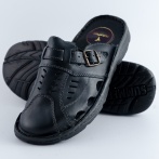 Klapki męskie z regulacją Naturfeet KMC5BL czarne