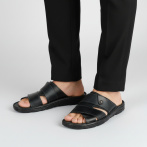 Klapki i sandały męskie Naturfeet KMO2BL czarne - zdjecie 3