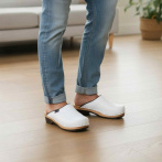 Chodaki męskie Naturfeet MM1WH białe - zdjecie 5