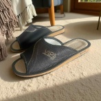 Kapcie męskie Naturfeet PMO6 skórzane z odkrytymi palcami - zdjecie 4