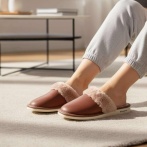 Kapcie damskie z futerkiem Naturfeet PKW2 - zdjecie 5