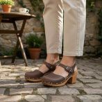 Chodaki damskie Naturfeet SKC1BR brązowe - zdjecie 5