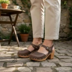Chodaki damskie Naturfeet SKC1BR brązowe - zdjecie 5