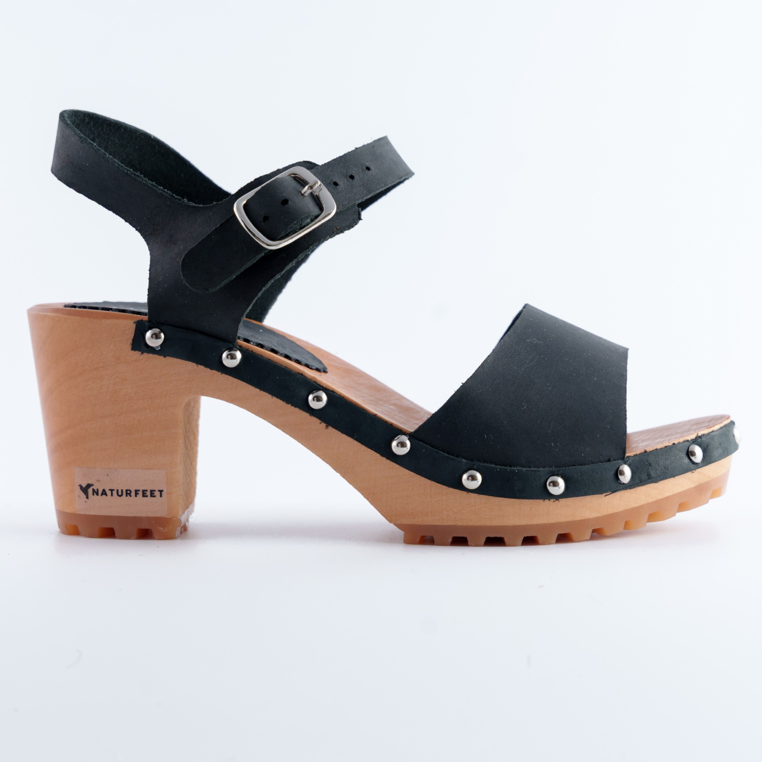 Chodaki damskie Naturfeet SKO1BL czarne - zdjecie 4