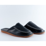 Kapcie męskie z perforacją Naturfeet PMC2BL czarne - zdjecie 2