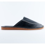 Kapcie męskie z perforacją Naturfeet PMC2BL czarne - zdjecie 3