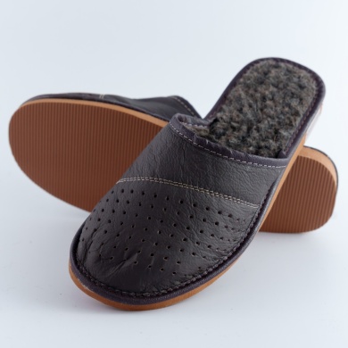 Kapcie męskie Naturfeet PMW1BL brązowe