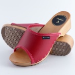 Drewniaki damskie Naturfeet DKO2RE czerwone
