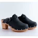 Damskie Chodaki Naturfeet DH8BL z Naturalnej Skóry Bydlęcej - Czarne - zdjecie 3