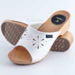 Drewniaki damskie Naturfeet DKO3WH białe
