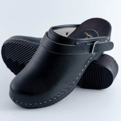 Drewniaki męskie Naturfeet DM1BL czarne