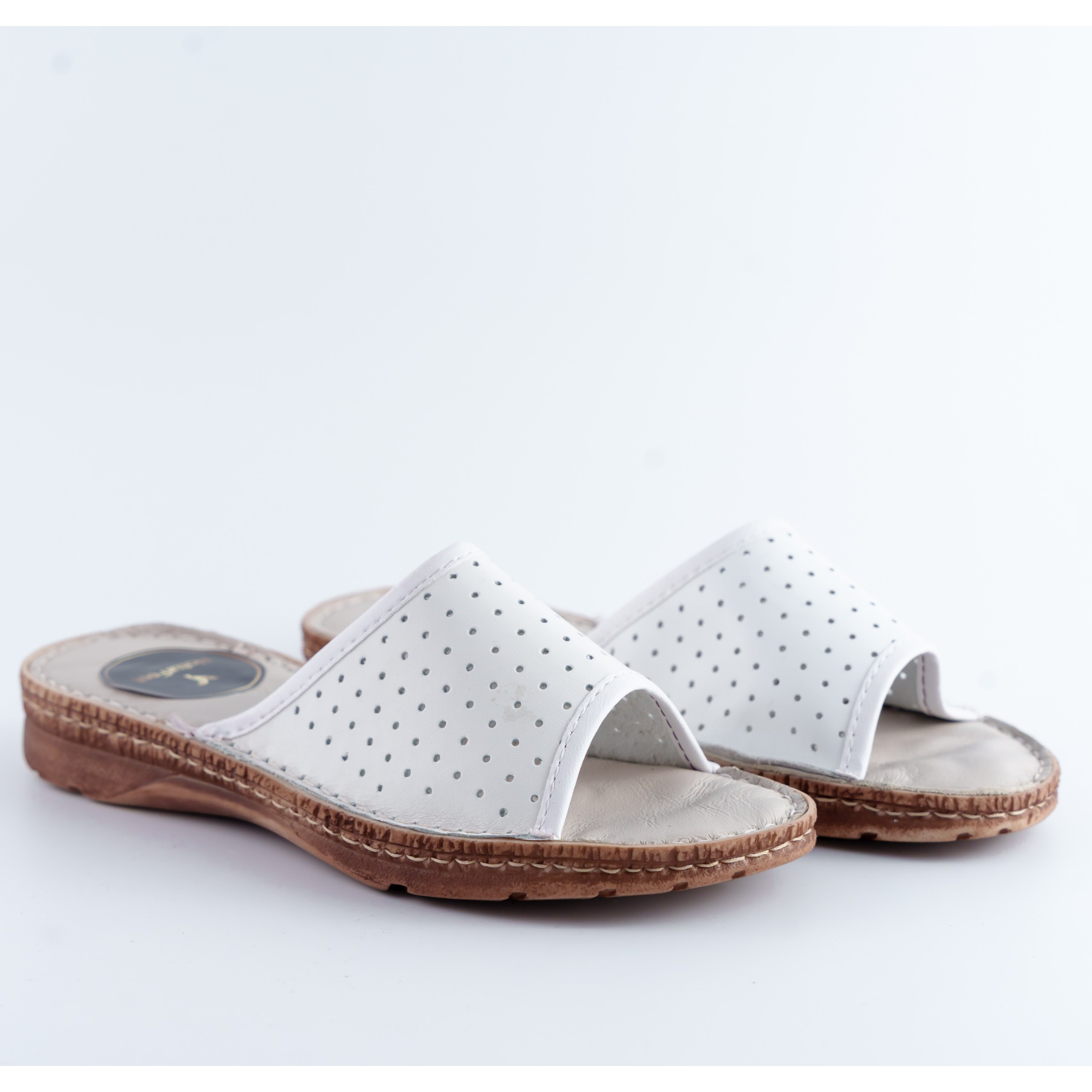 Klapki i sandały damskie Naturfeet KKO2WH białe - zdjecie 3