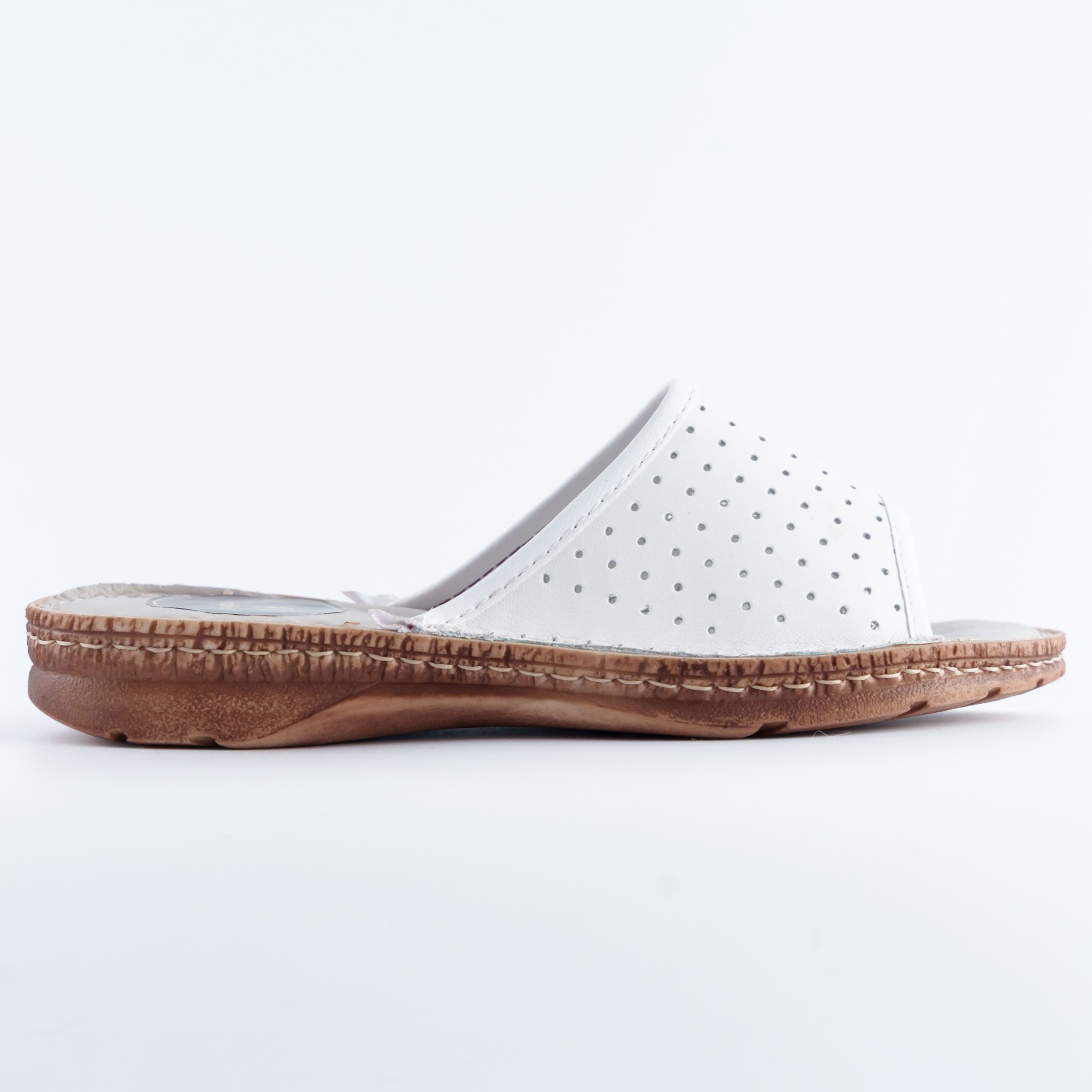 Klapki i sandały damskie Naturfeet KKO2WH białe - zdjecie 4