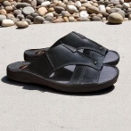 Klapki i sandały męskie Naturfeet KMO1BL czarne - zdjecie 8