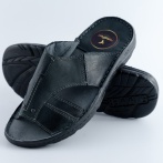 Klapki i sandały męskie Naturfeet KMO1BL czarne