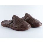 Klapki męskie z regulacją Naturfeet KMC5OL oliwkowe - zdjecie 3